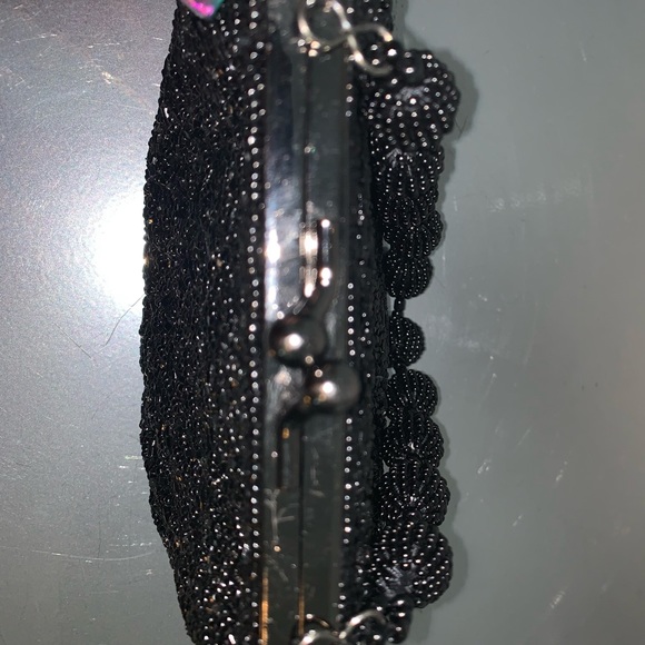 Stunning Vintage Carlos Fellini Black Beaded Handbag - Picture 4 of 7